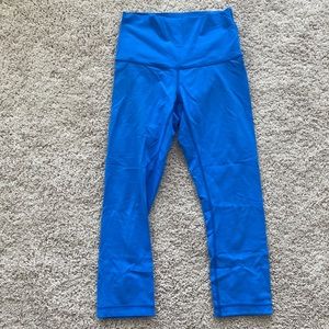 Lululemon 3/4 length high waisted leggings